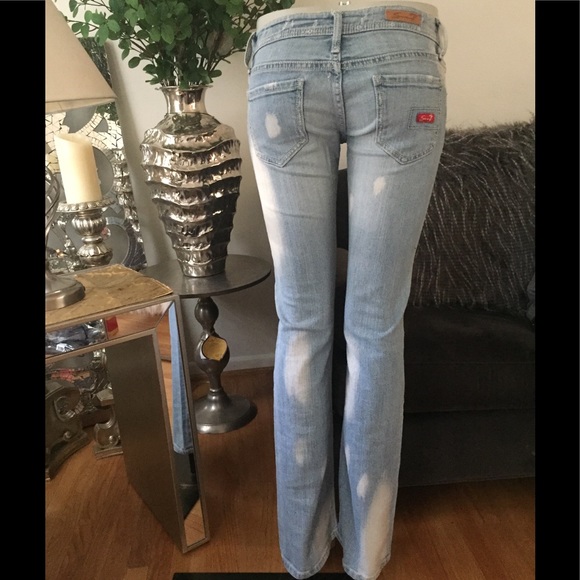 NWOT Bleached Splatter Seven7 - Picture 6 of 8